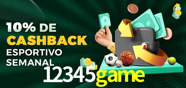 10% de bônus de cashback na 12345game